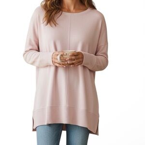 Time and Tru Soft Pink Knit Top